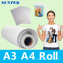 Wholesale High Quality A3 A4 Roll Sublimation Transfer Paper